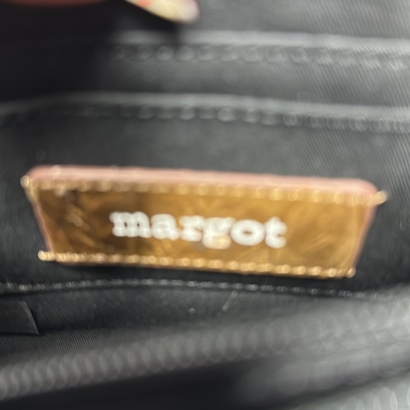 Margot Leather Wristlet Phone Case Zip Around Wallet Brown Tooled Leather ~ VGC - Picture 7 of 8